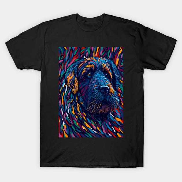 Airedale Terrier pop art T-Shirt by BAJAJU